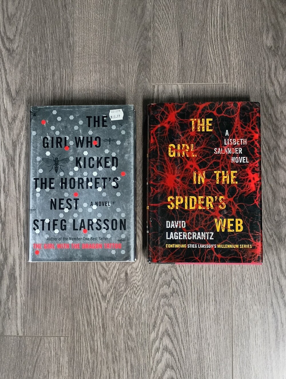 "The Girl Who Kicked The Hornets Nest" & "The Girl In The Spider's Web" Books